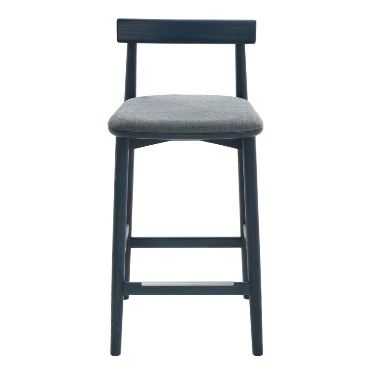 Ercol Upholstered Lara Counter Stool With Back 65cm - Fabric Grade U – image 4
