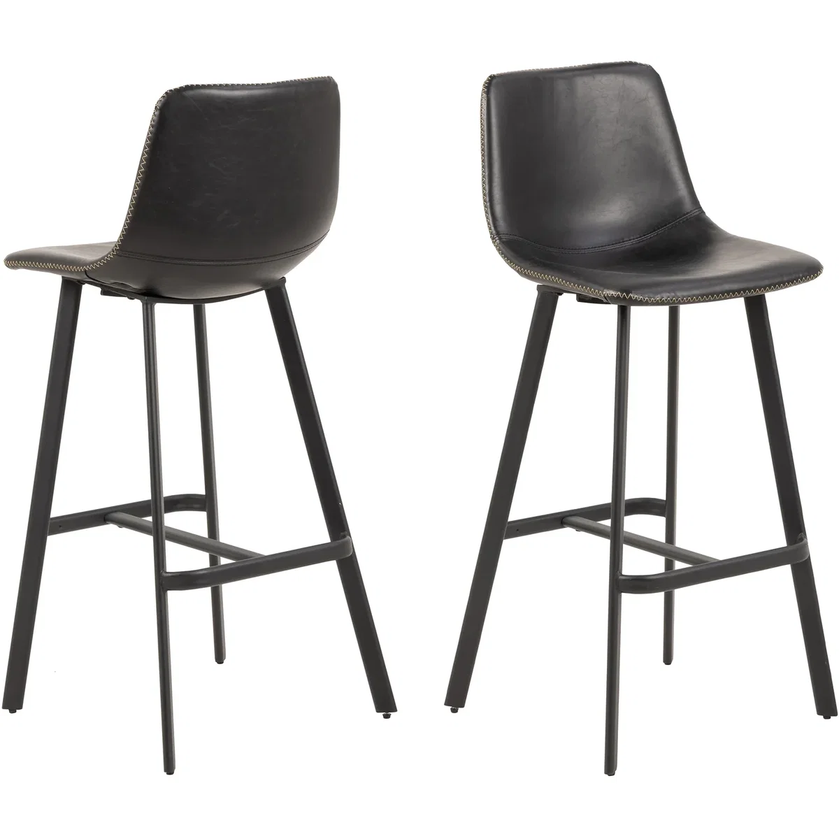 I_Oregon Bar Chair in Black Set of 2 - Black – image 3