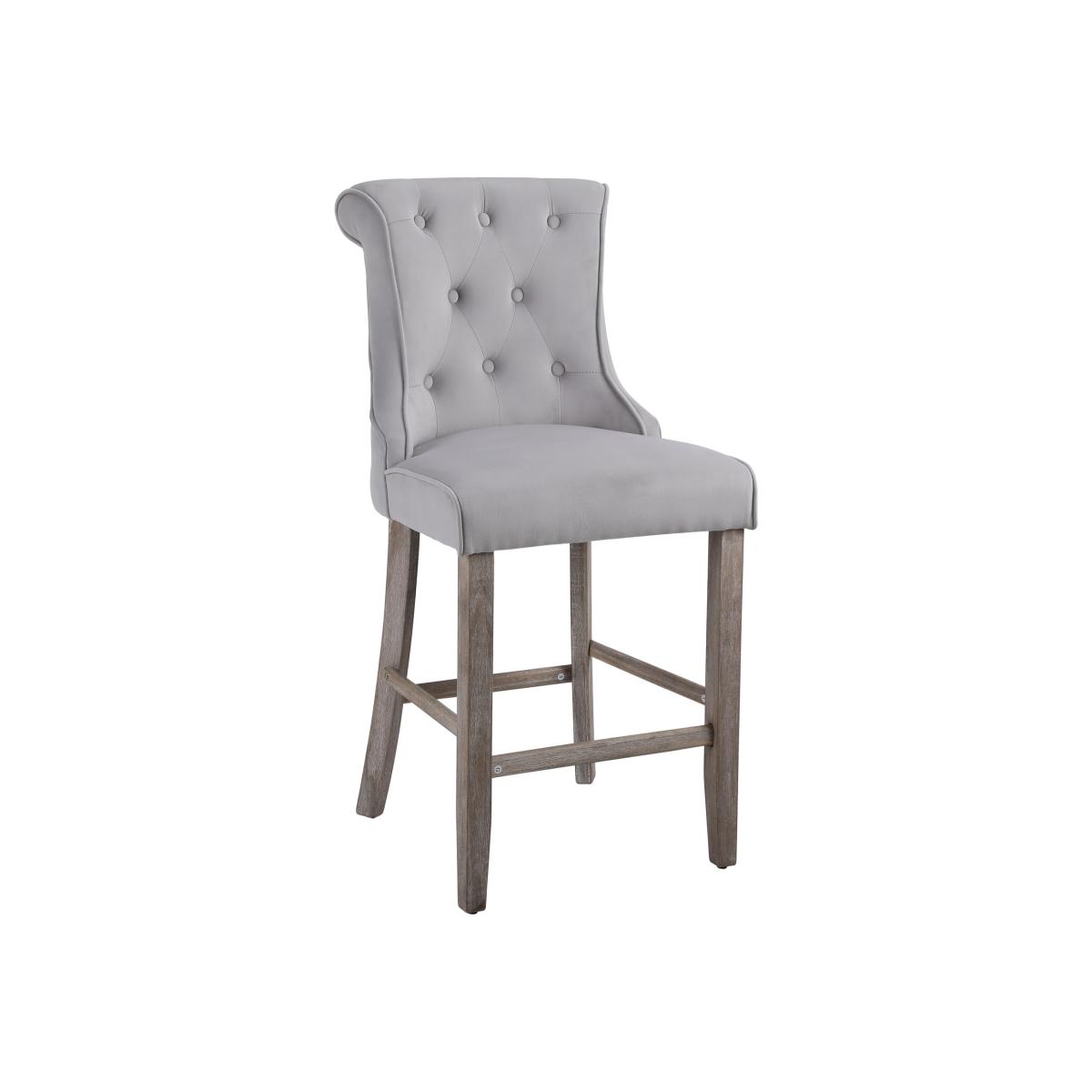 Clara Barstool-Silver Grey - Silver Grey – image 1