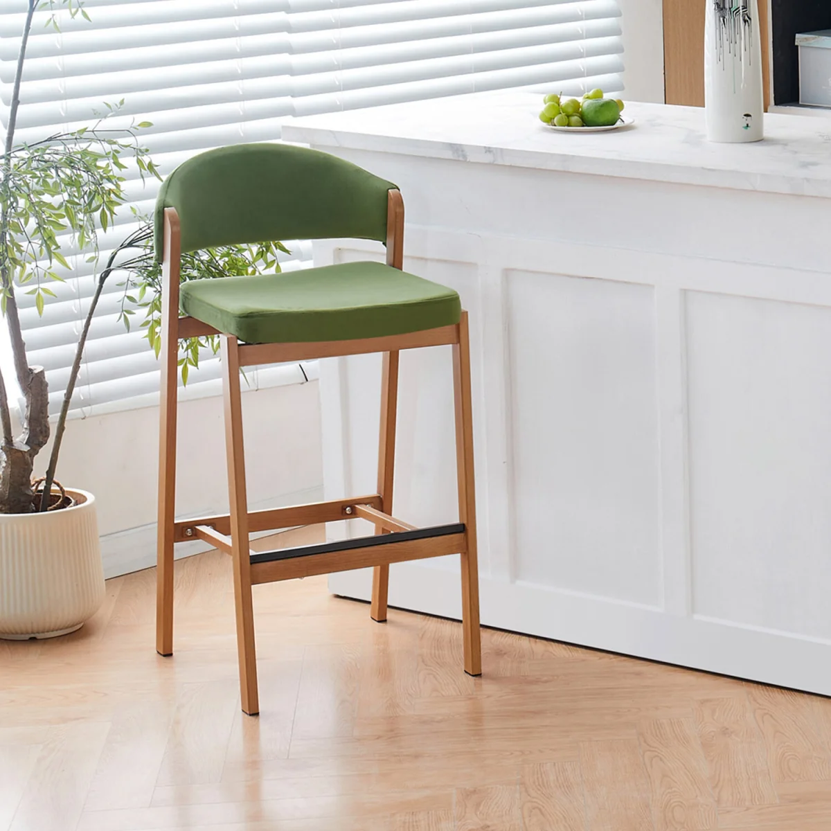 Vinnie Bar Stool - Green – image 1