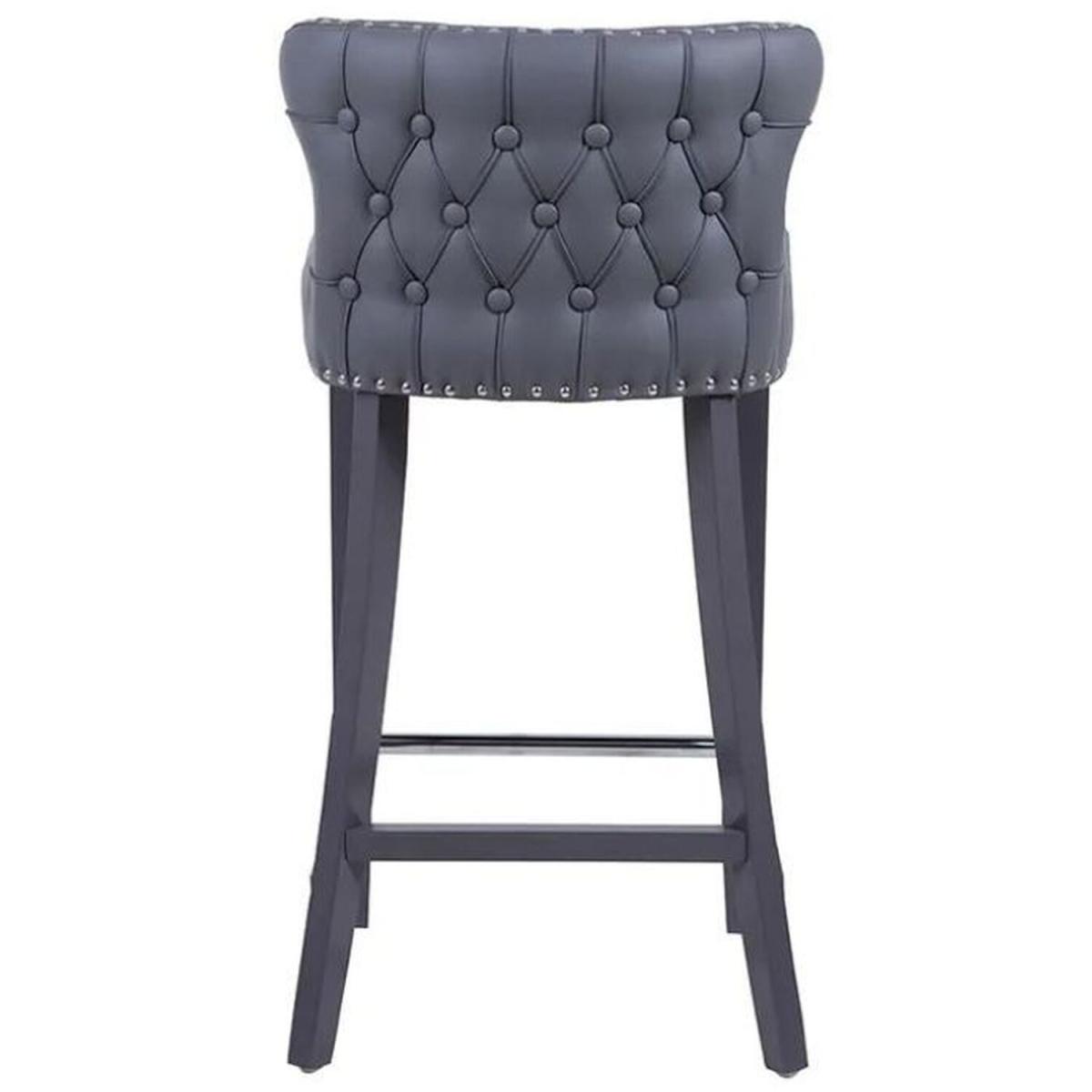 Mia Faux Leather-Dark Grey - Dark Grey – image 3