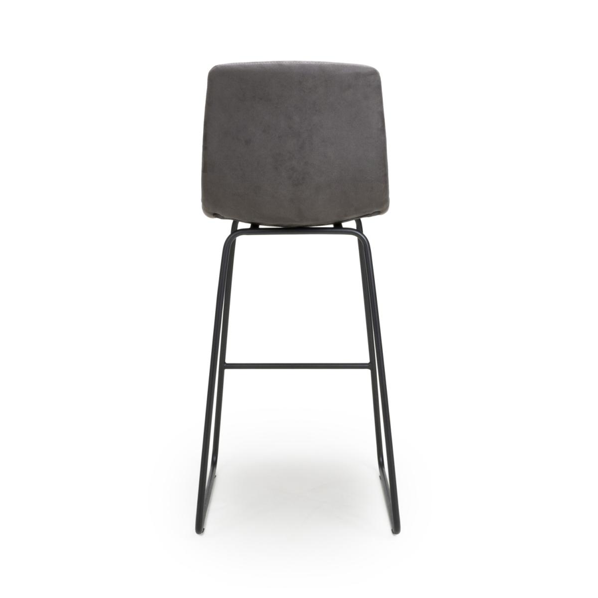 Pair of Juno Dark Grey Bar Stools - Dark Grey – image 7