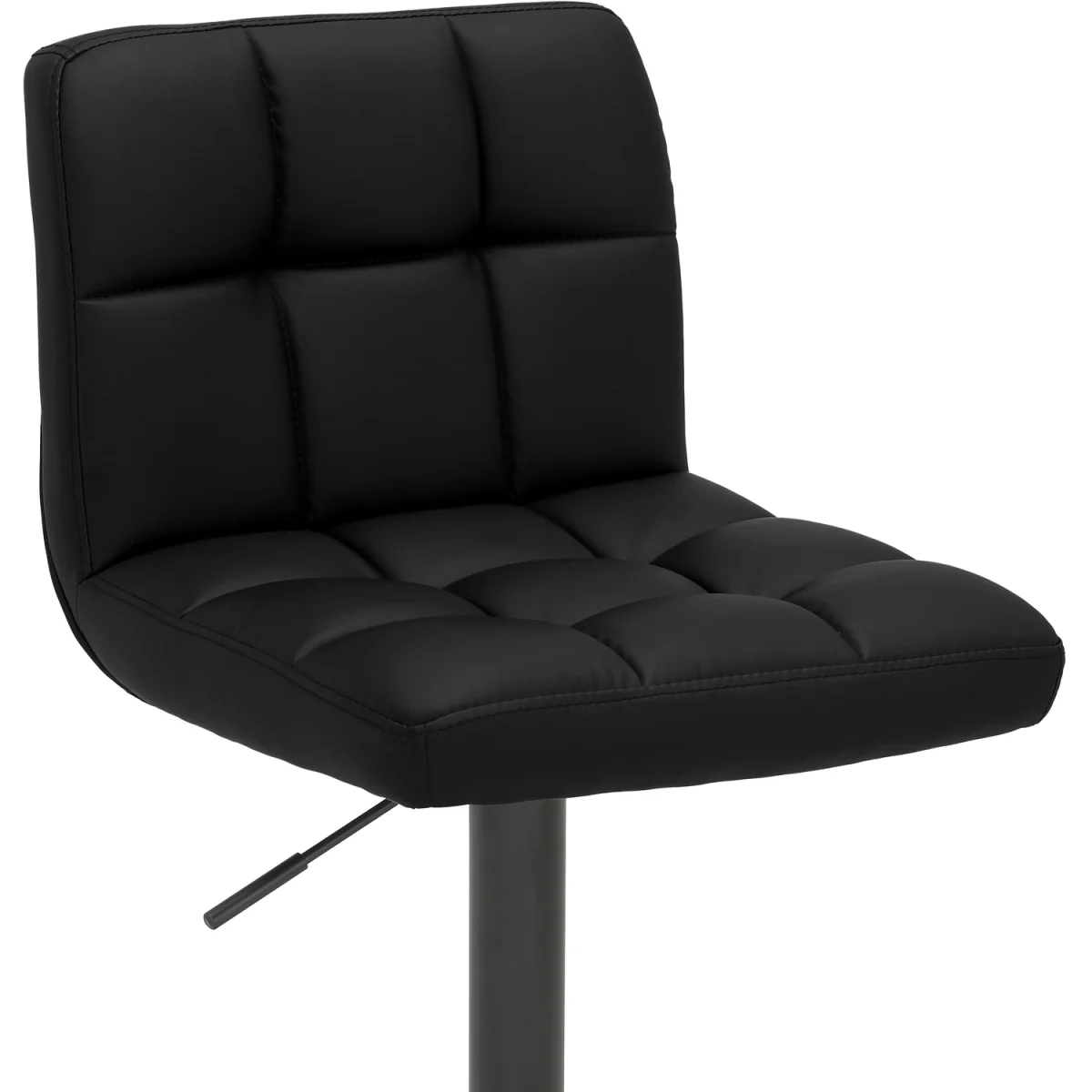 Deluxe Allegro Bar Stool, Matt Black Luxury Frame, Weighted Base - Black – image 5