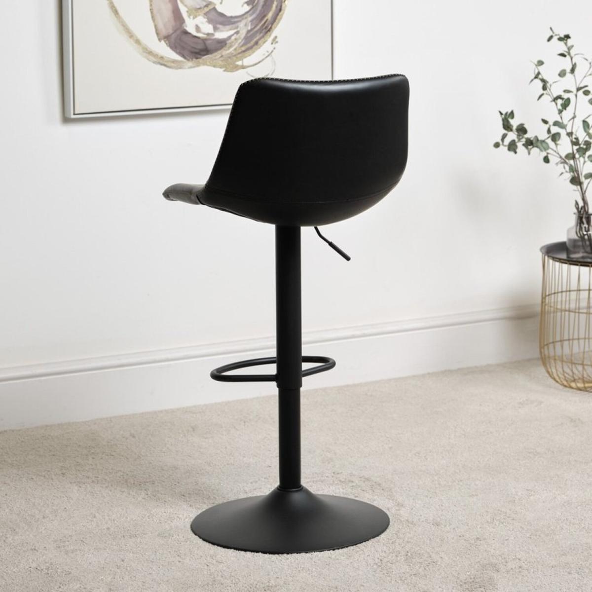 Oregon Gas Lift Bar Stool - Black – image 2