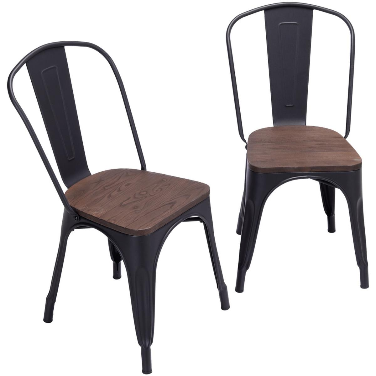 Set of 2 Bar Stool - Black – image 9
