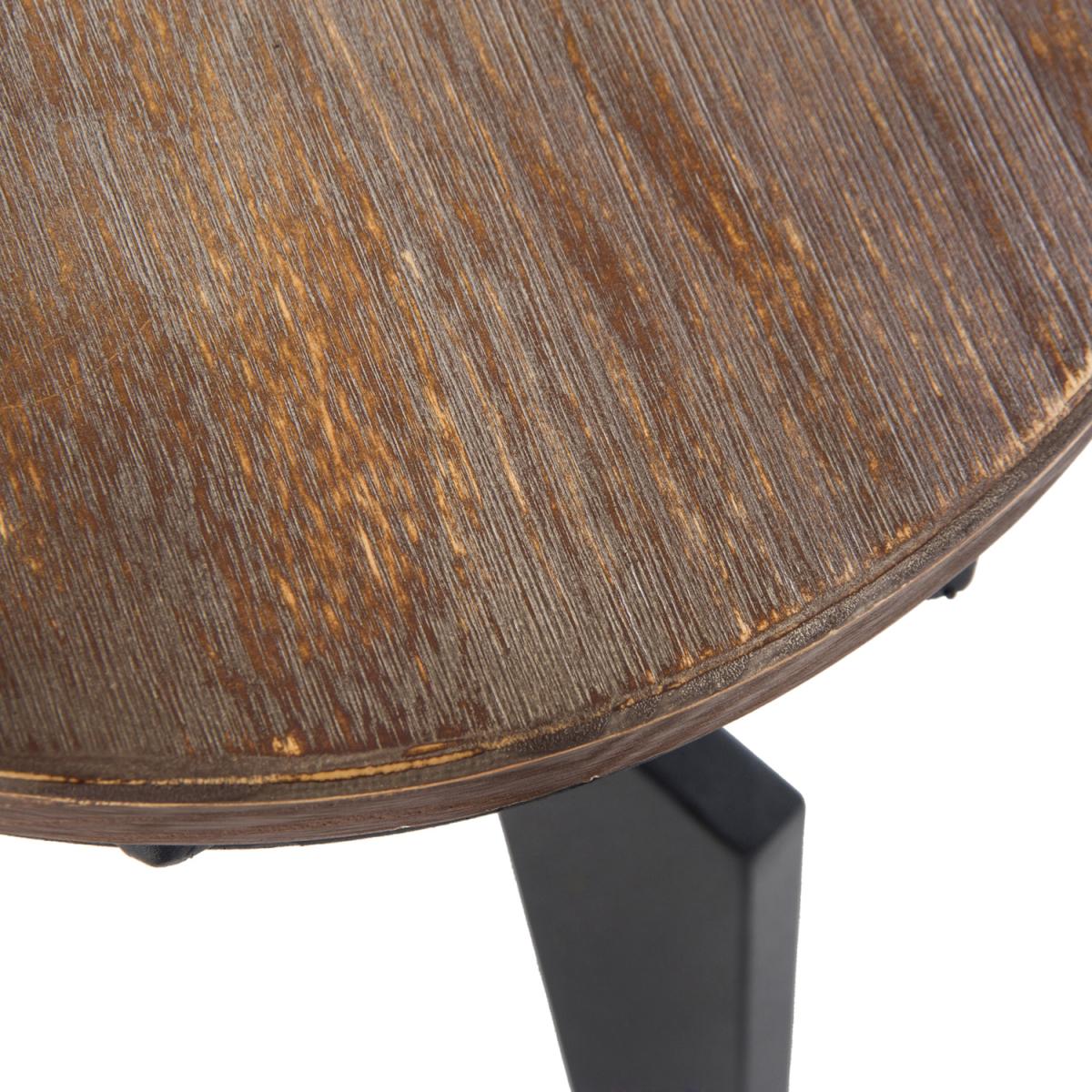 Bar Stool Swivel Chair  - Brown, Black – image 7