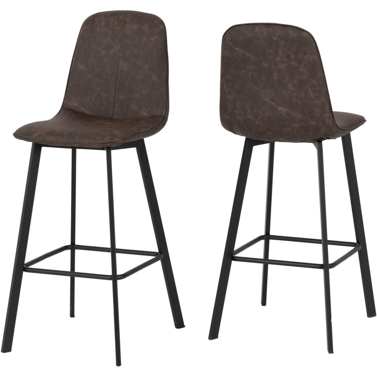 Quebec Bar Chairs - brown – image 6