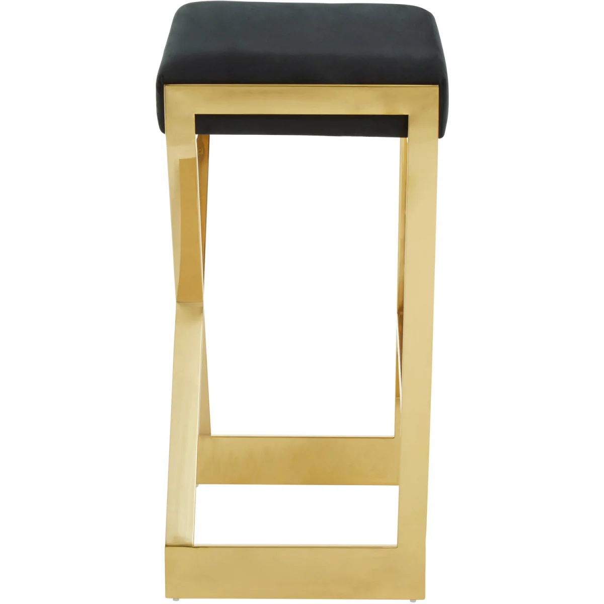 Azalea Black And Gold Finish Bar Stool - Gold – image 3