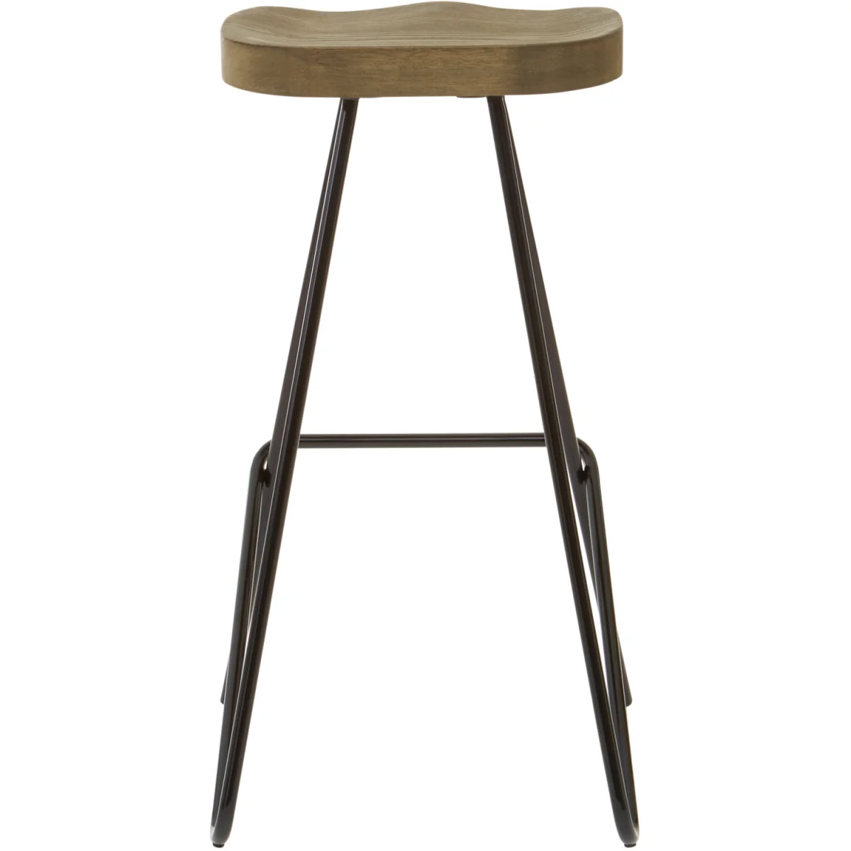 District Elm Wood Bar Stool – image 3