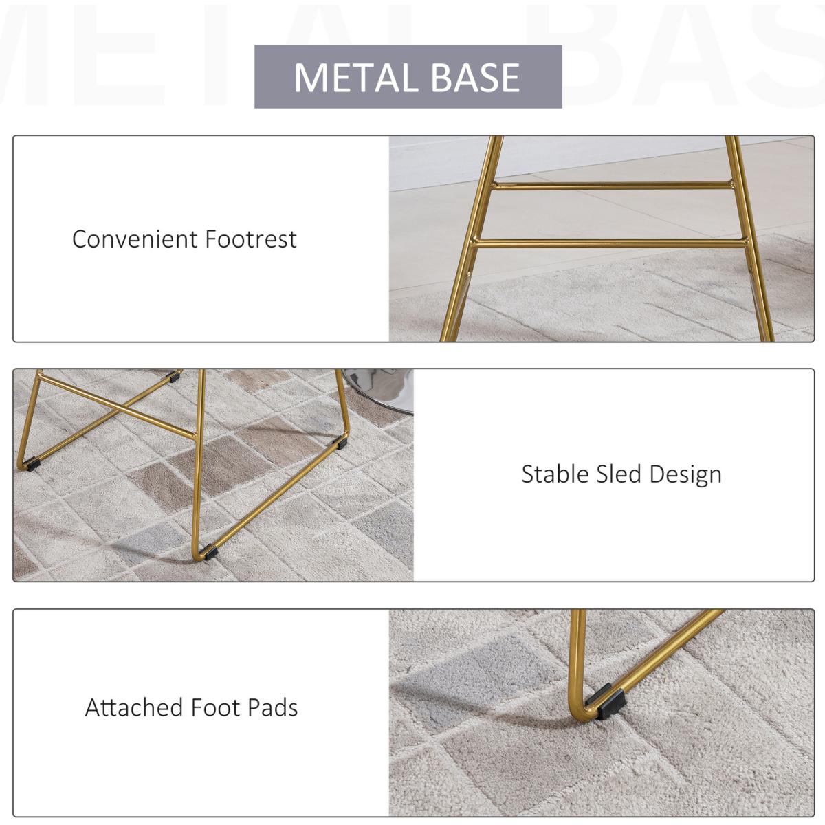 Modern Bar Stools Set of 2 - Black – image 14