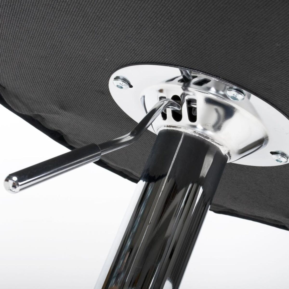 Rocco Brushed Velvet Black Bar Stool – image 11