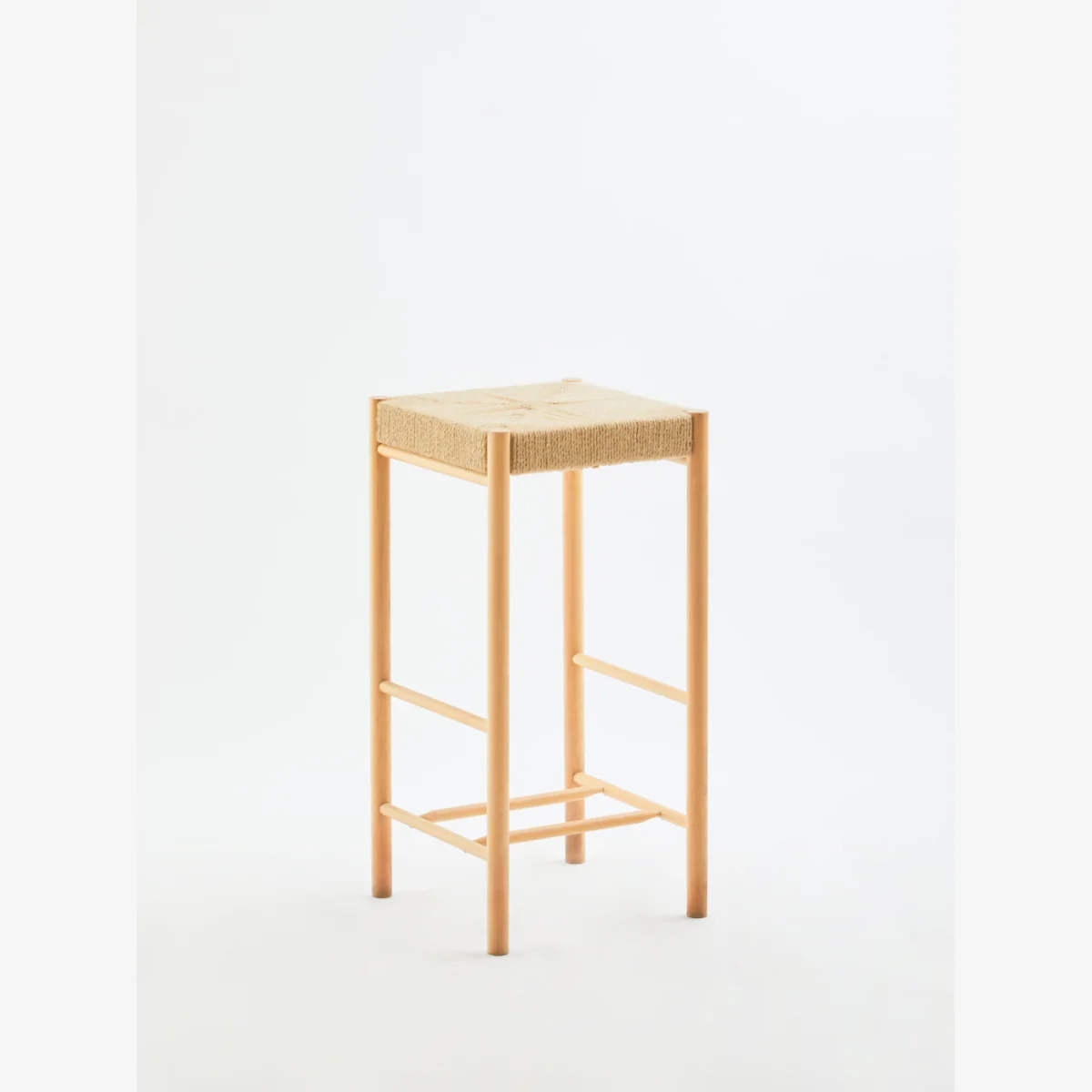 Bandar Natural Rope Weave Bar Stool - Natural – image 1