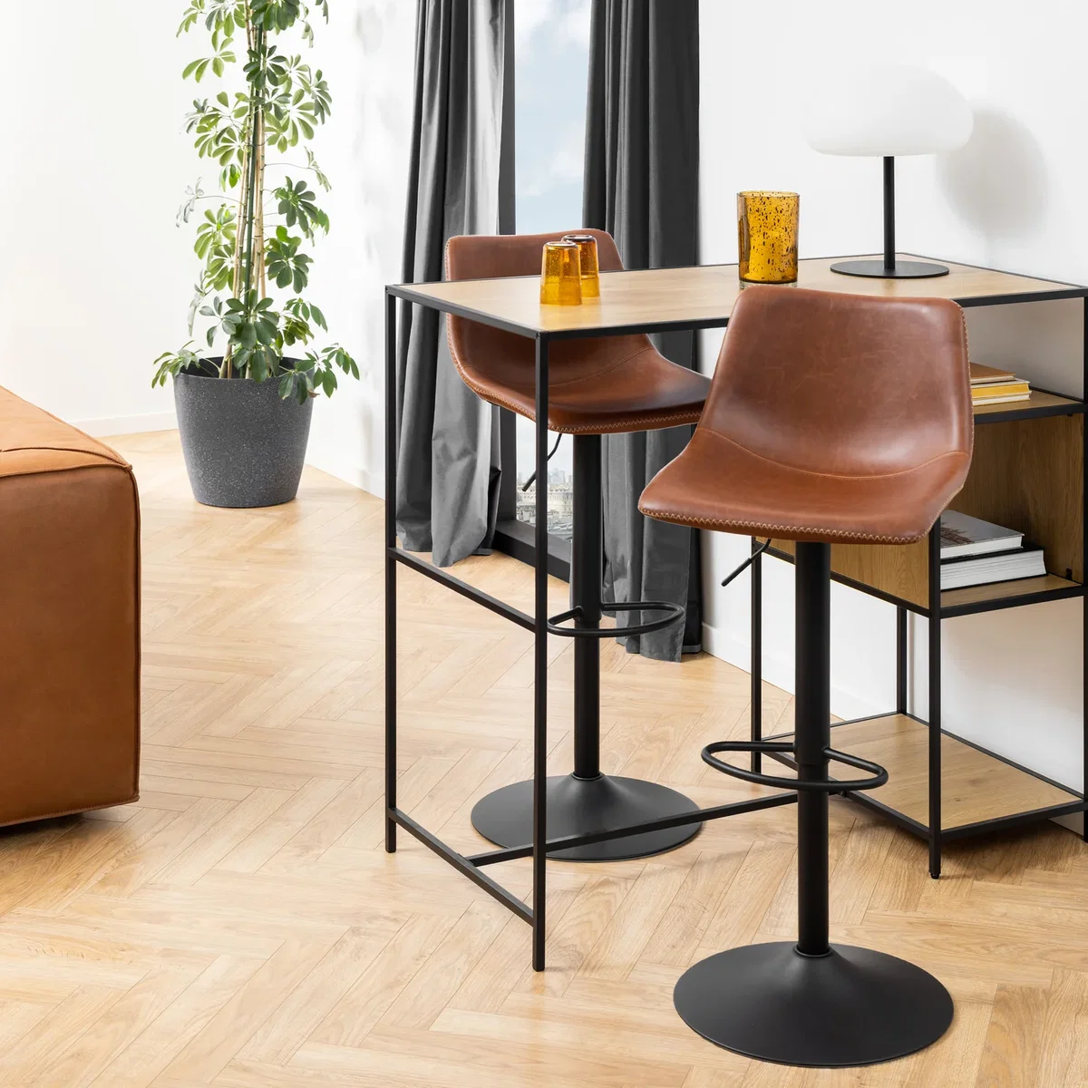I_Oregon Bar Stool One Supplied - Brown – image 1