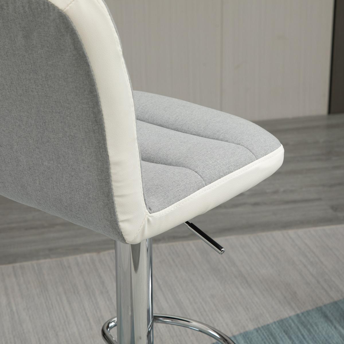 Upholstered Armless Bar Stool Set of 2 - Black – image 12