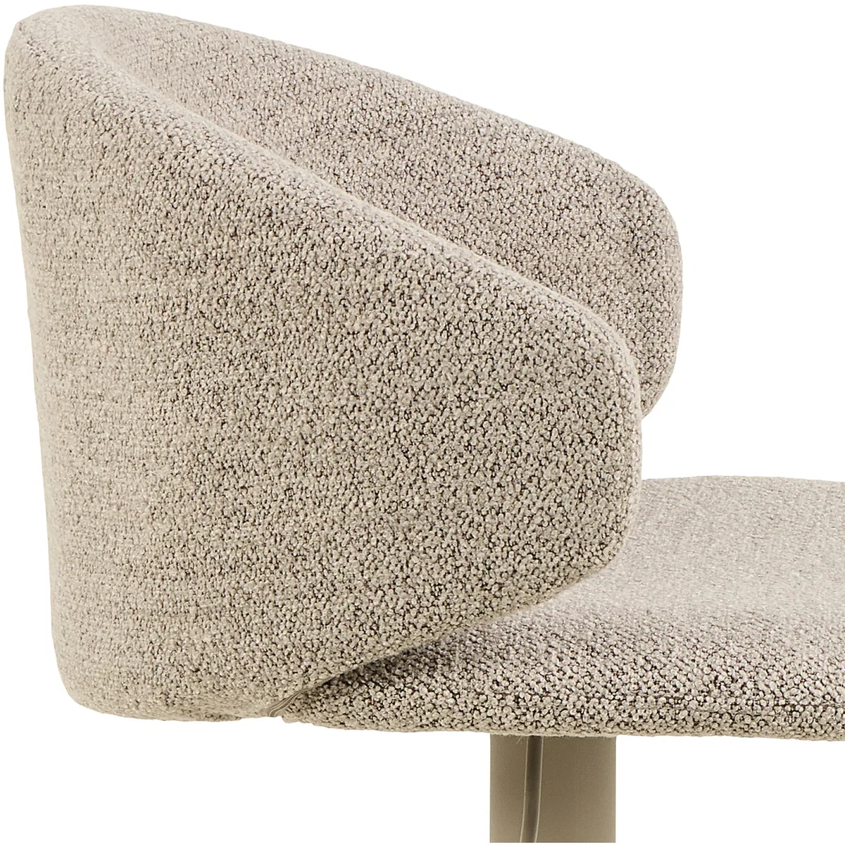 Ella Swivel Beige Bar Stool Set of 2 - Beige – image 4