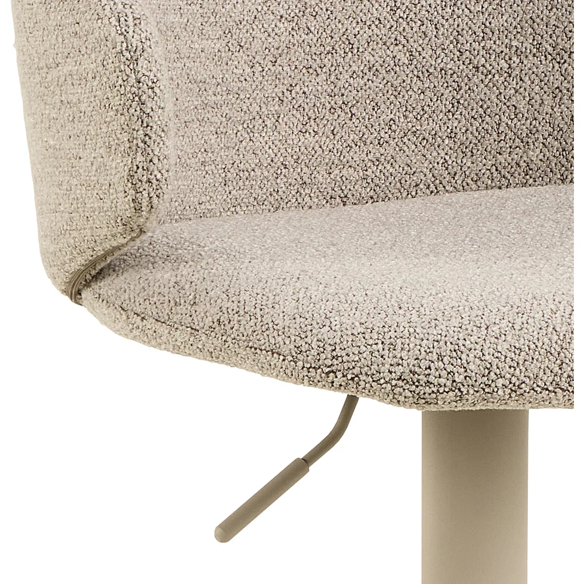 Ella Swivel Beige Bar Stool Set of 2 - Beige – image 5