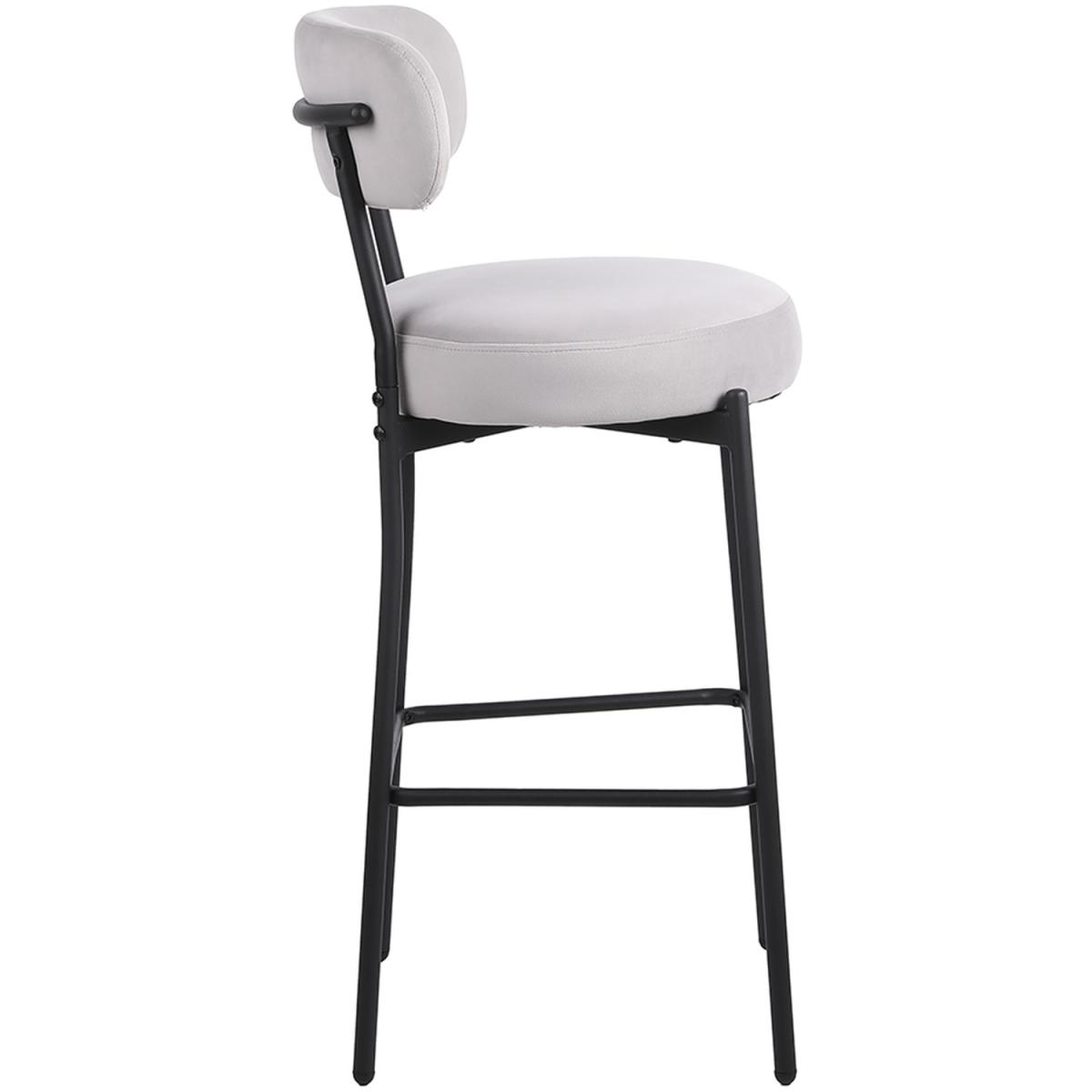 Milan Barstool-Silver Grey - Silver Grey – image 2