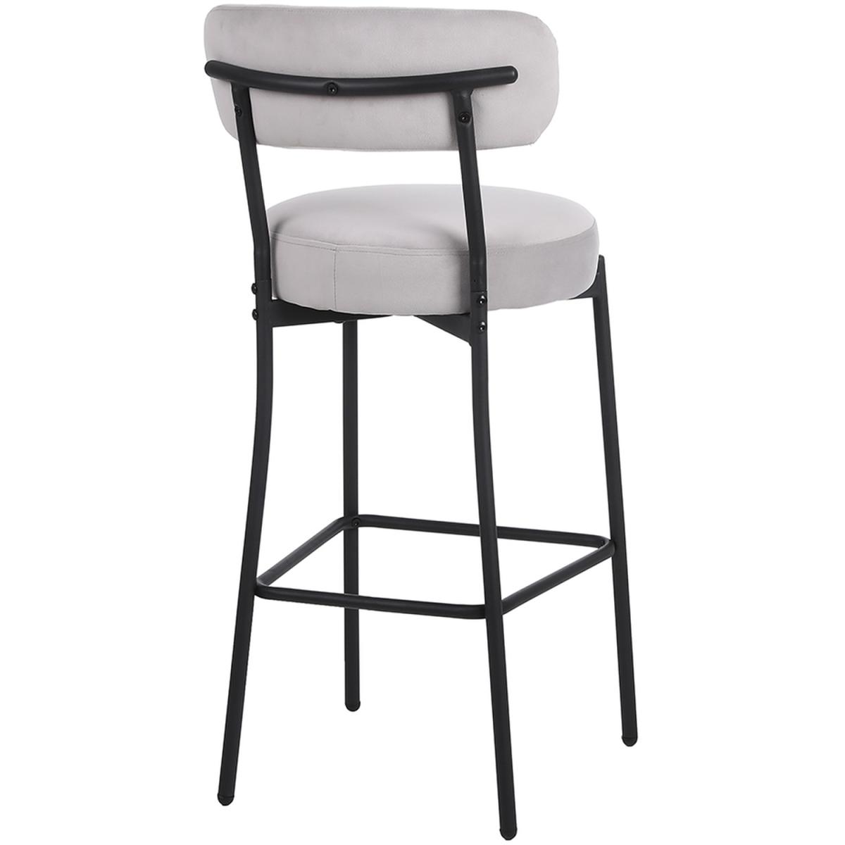 Milan Barstool-Silver Grey - Silver Grey – image 3