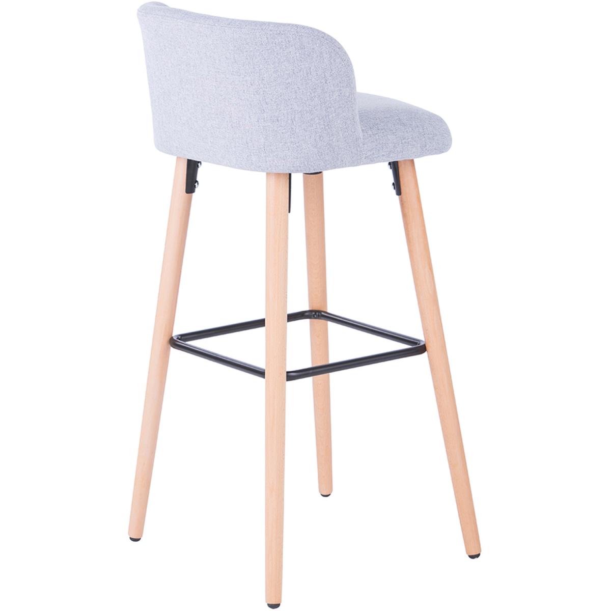 Alphason Claremont Bar Stool - Grey – image 2