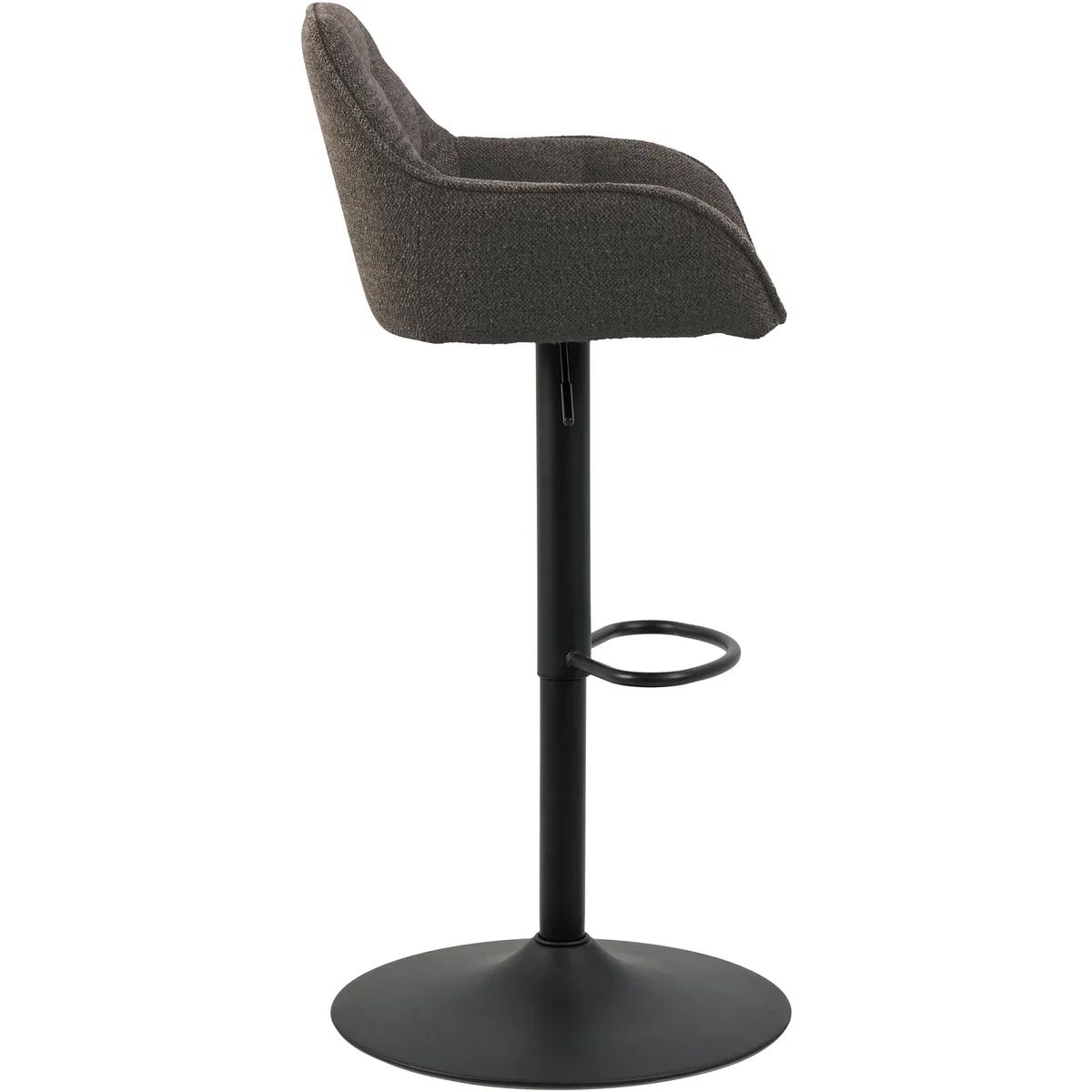Brooke Swivel Bar Stool Height Adjustable Function Set of 2 - Taupe – image 3