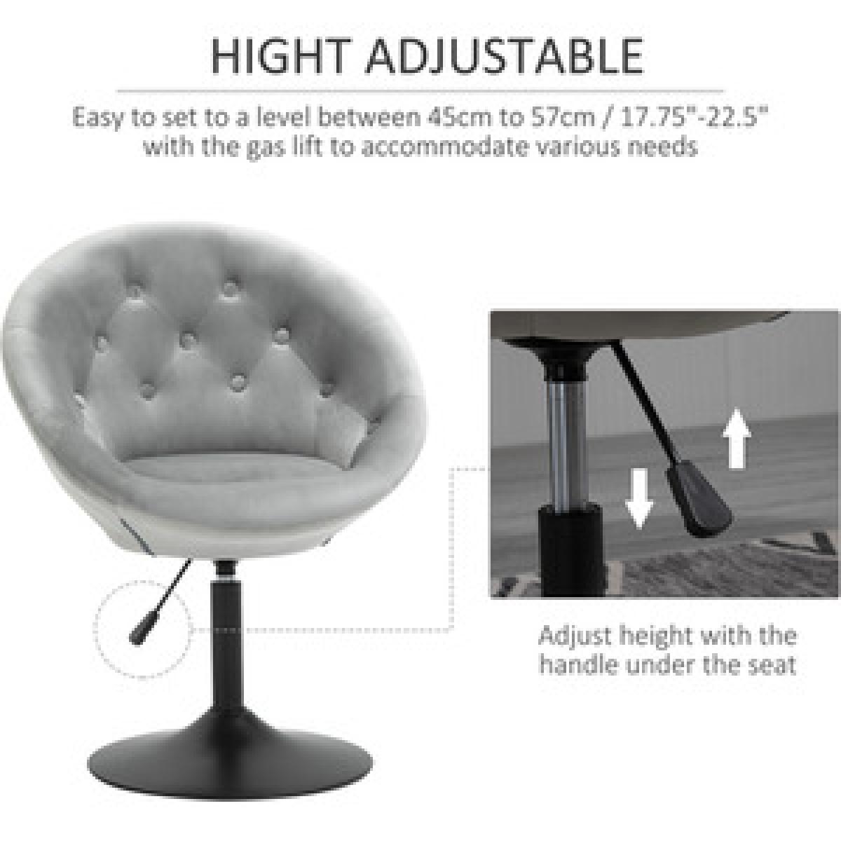 Dining Height Accent Bar Stool - Grey – image 13