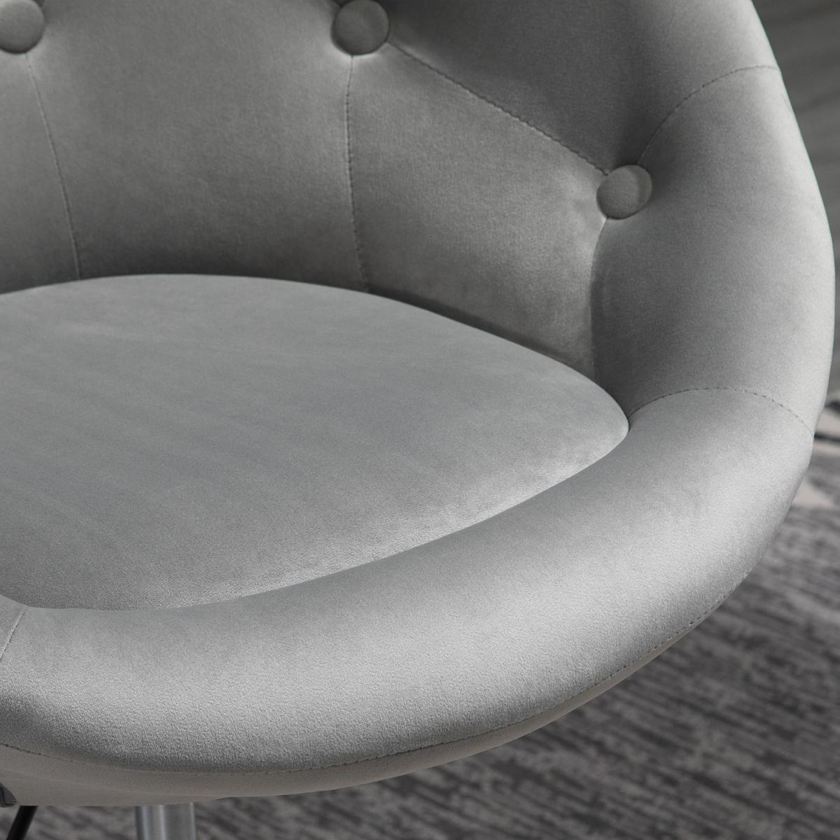 Dining Height Accent Bar Stool - Grey – image 3