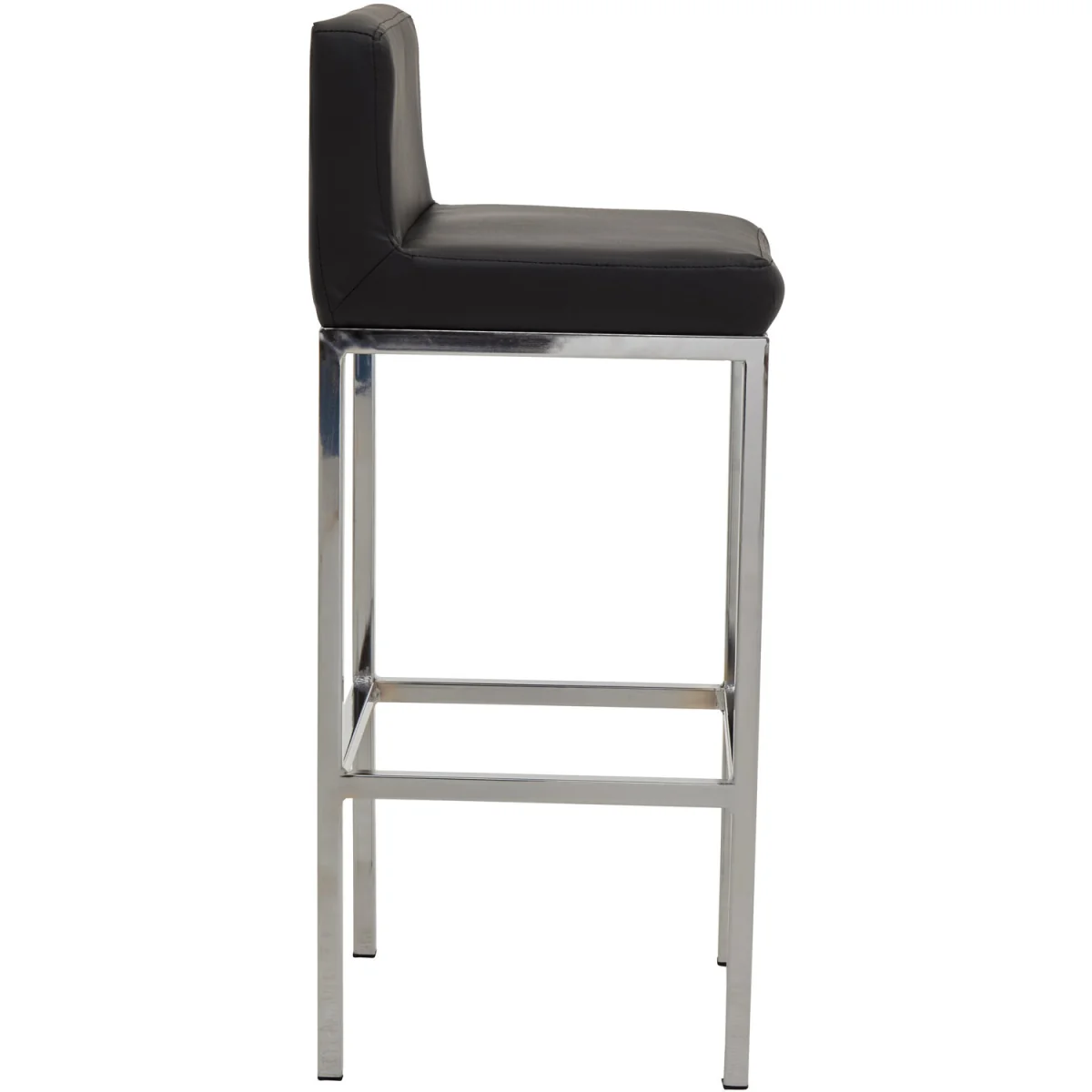 Baina Black And Chrome Finish Bar Chair - Black – image 3
