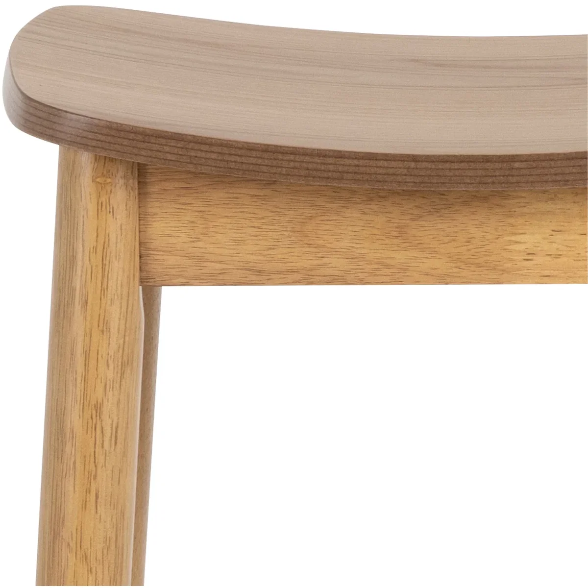 Barlow Bar Stool Without Back in Matt Oak Set of 2 - Oak – image 4