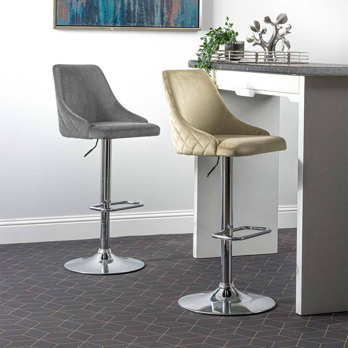 Bar Stool - Milan Cream - Champagne – image 3