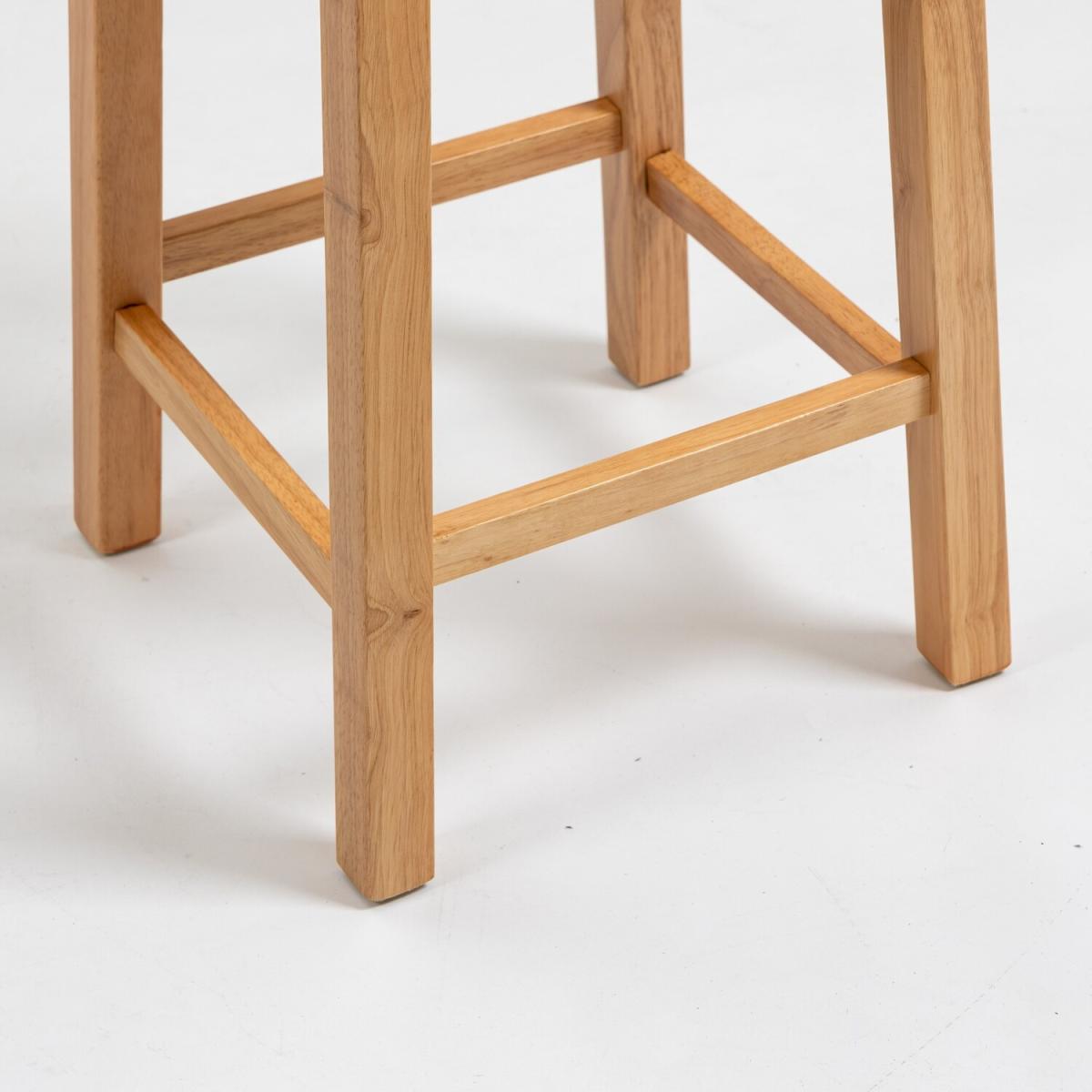 Emilia Vegan Leather Bar Stools - Pair of 2 - Black – image 7