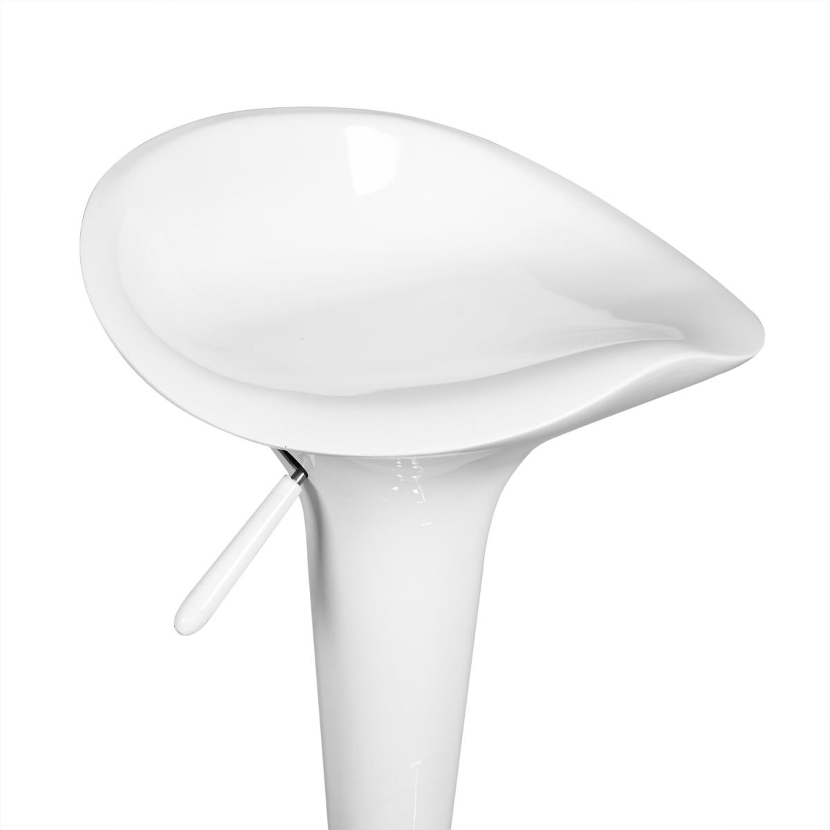 Elijah Set of 2 ABS Adjustable Barstools - White – image 4