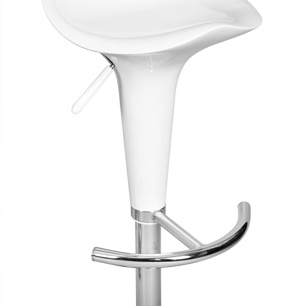 Elijah Set of 2 ABS Adjustable Barstools - White – image 5