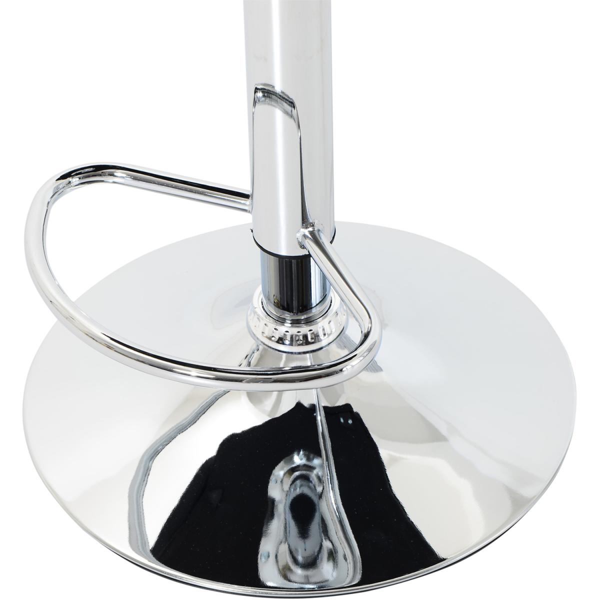 Height Adjustable Barstool with U shape Armrest - Black – image 9
