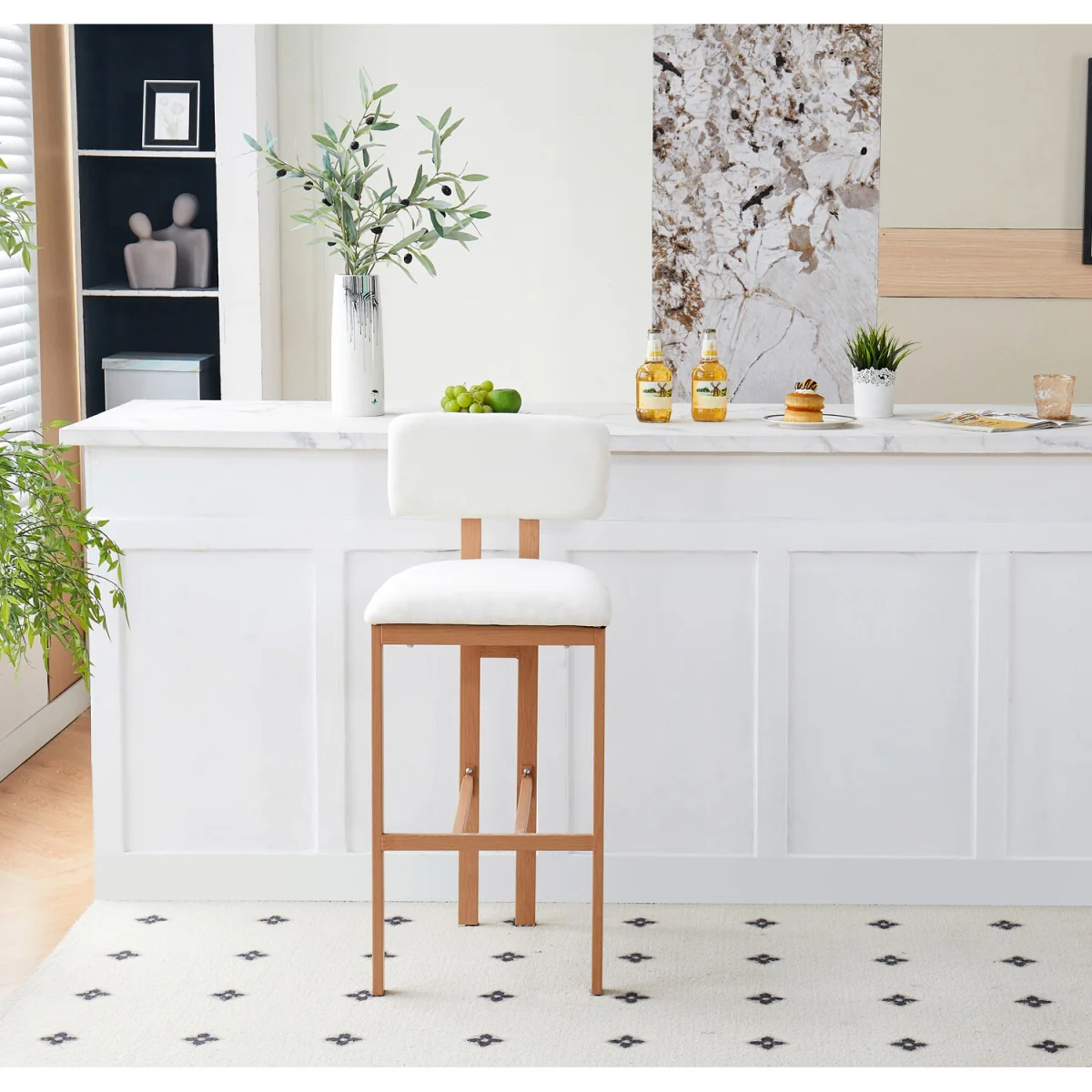 Francis Natural Bar Stool – image 6