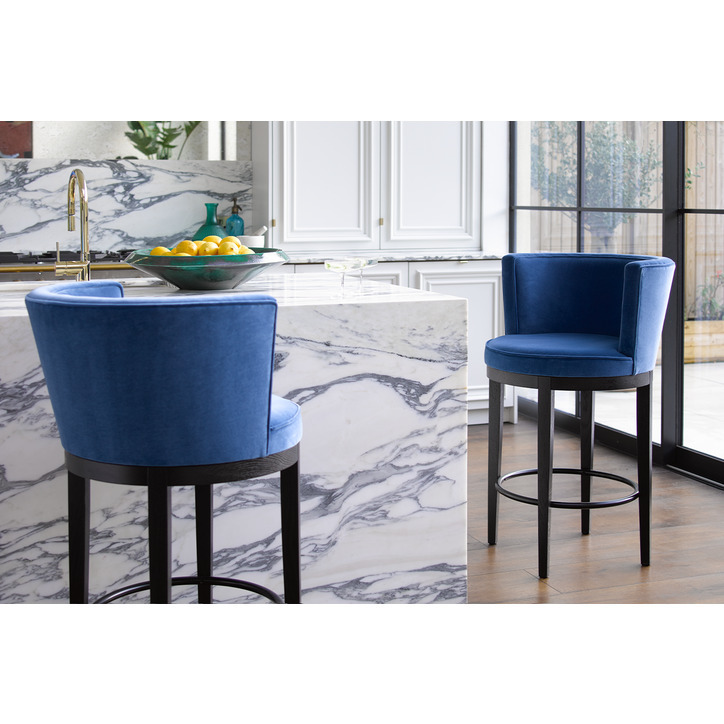 Margaux Bar Stool in Ashford Textured Boucle – image 2
