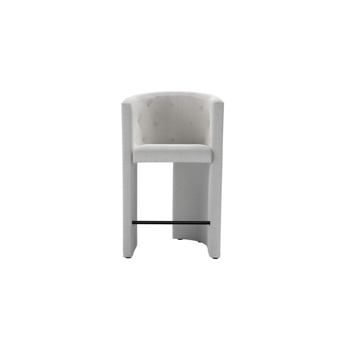 Coco Bar Stool in Pennine Stone Organic Smart Cotton – image 2