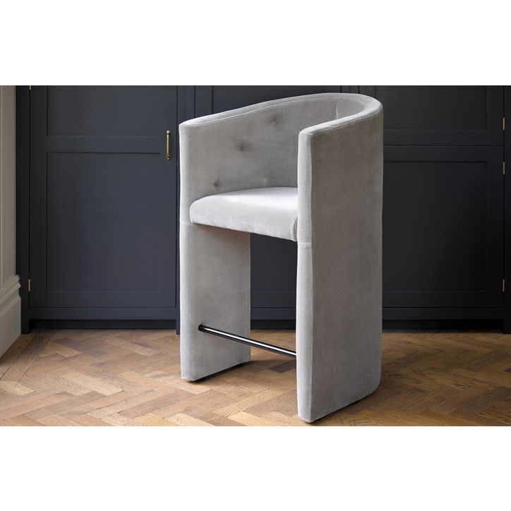 Coco Bar Stool in Buttermere Baylee Viscose Linen – image 2