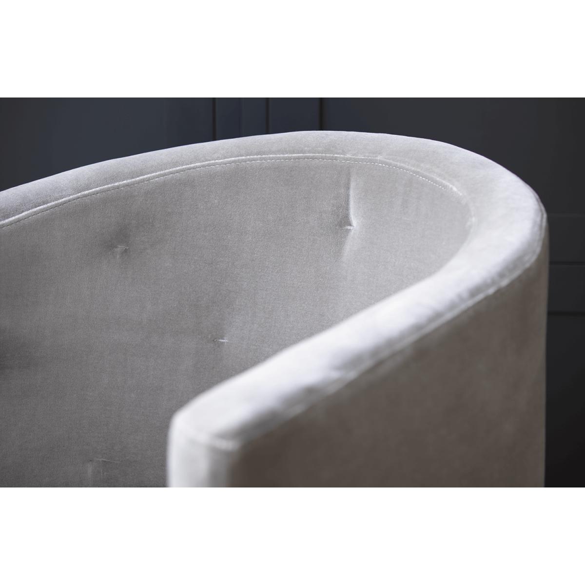 Coco Bar Stool in Moonstone Speckled Chenille – image 4