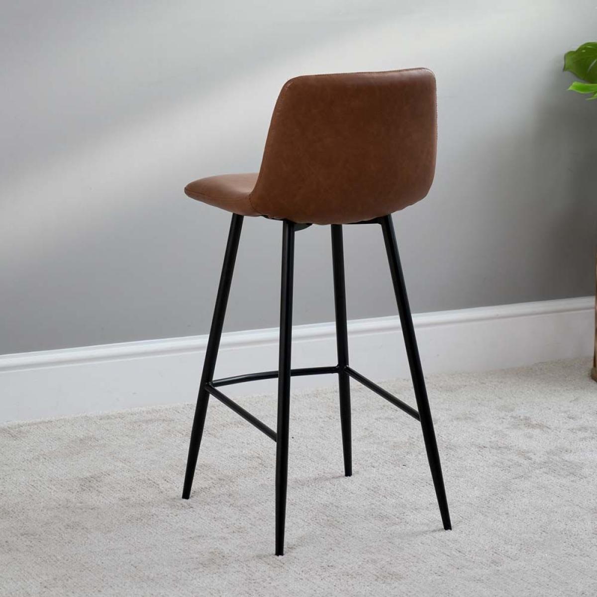 Ripley Bar Stool - Tan Set of 2 – image 2