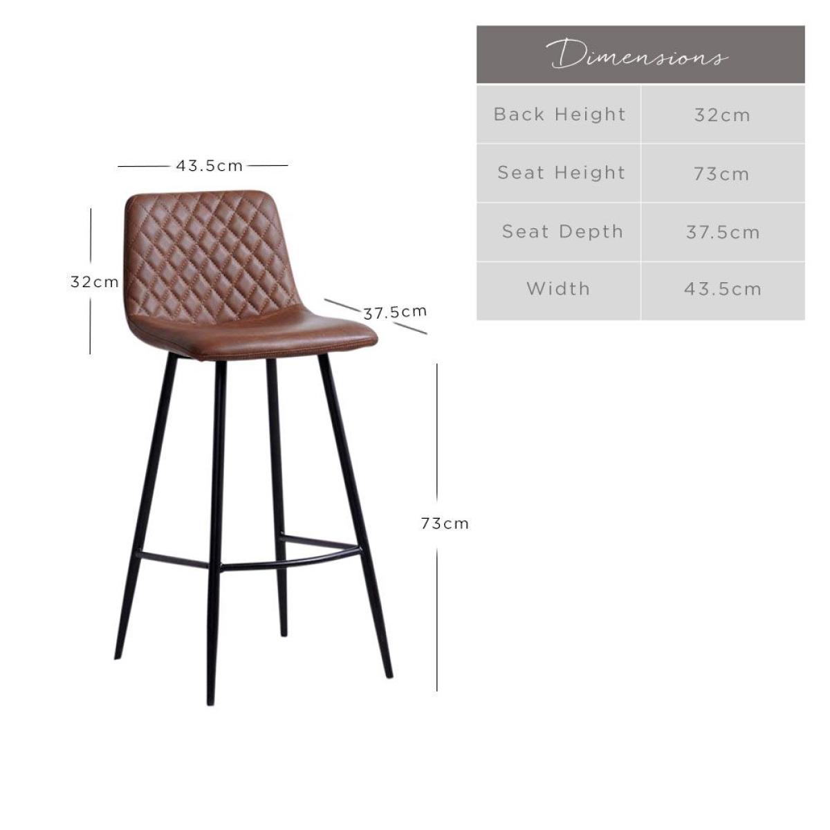 Ripley Bar Stool - Tan Set of 2 – image 7