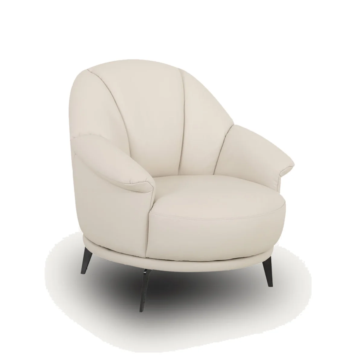 Valeria Swivel Amrchair, Natural – image 1