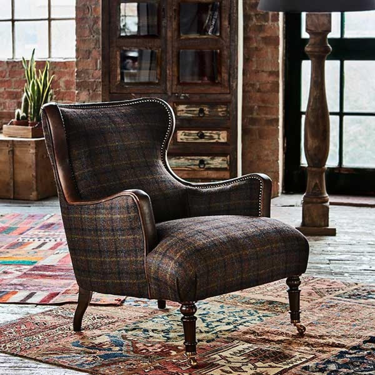 Harris Tweed Nairn Occasional Chair, Darnoch Check – image 2