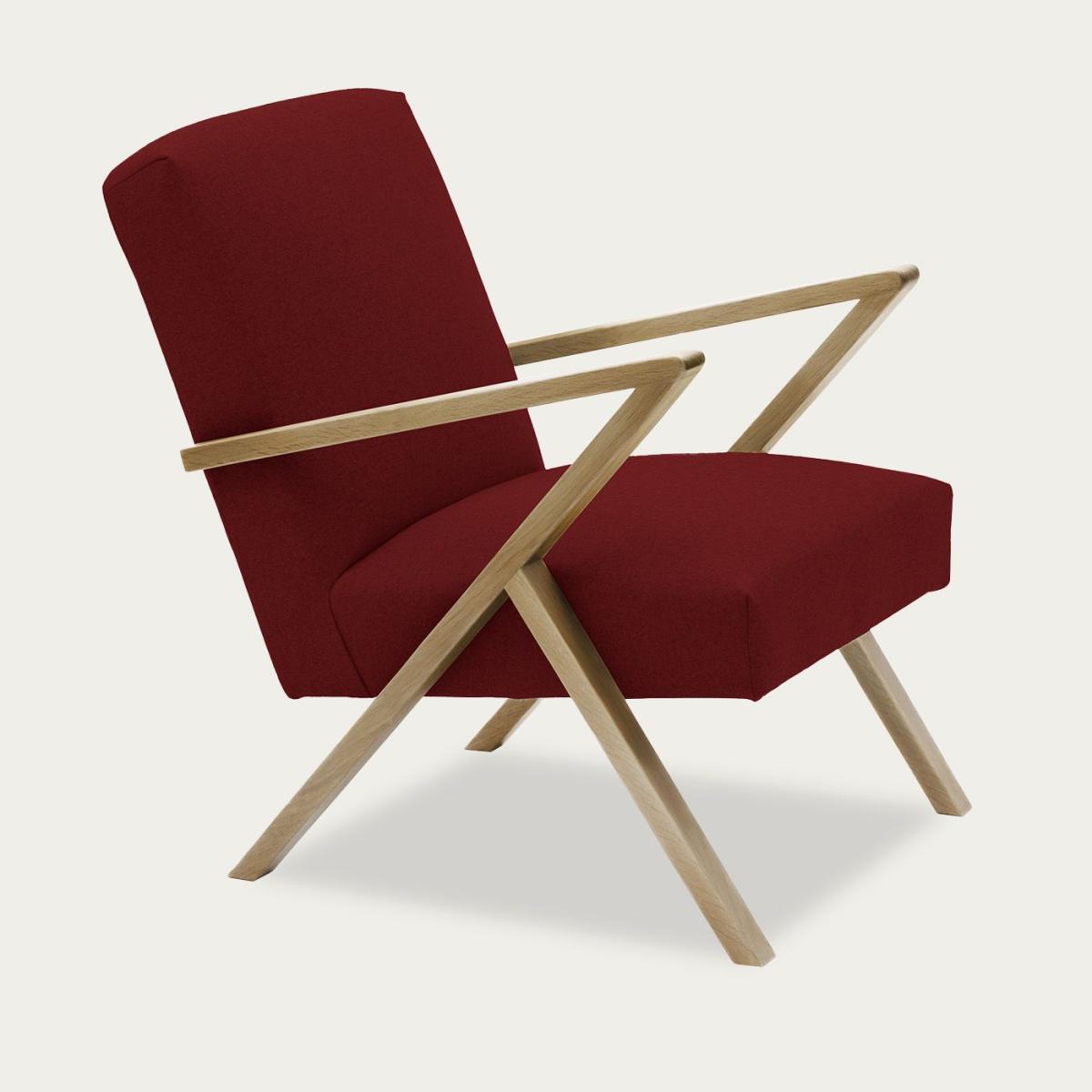 Fire Red Retrostar Chair Wool Line