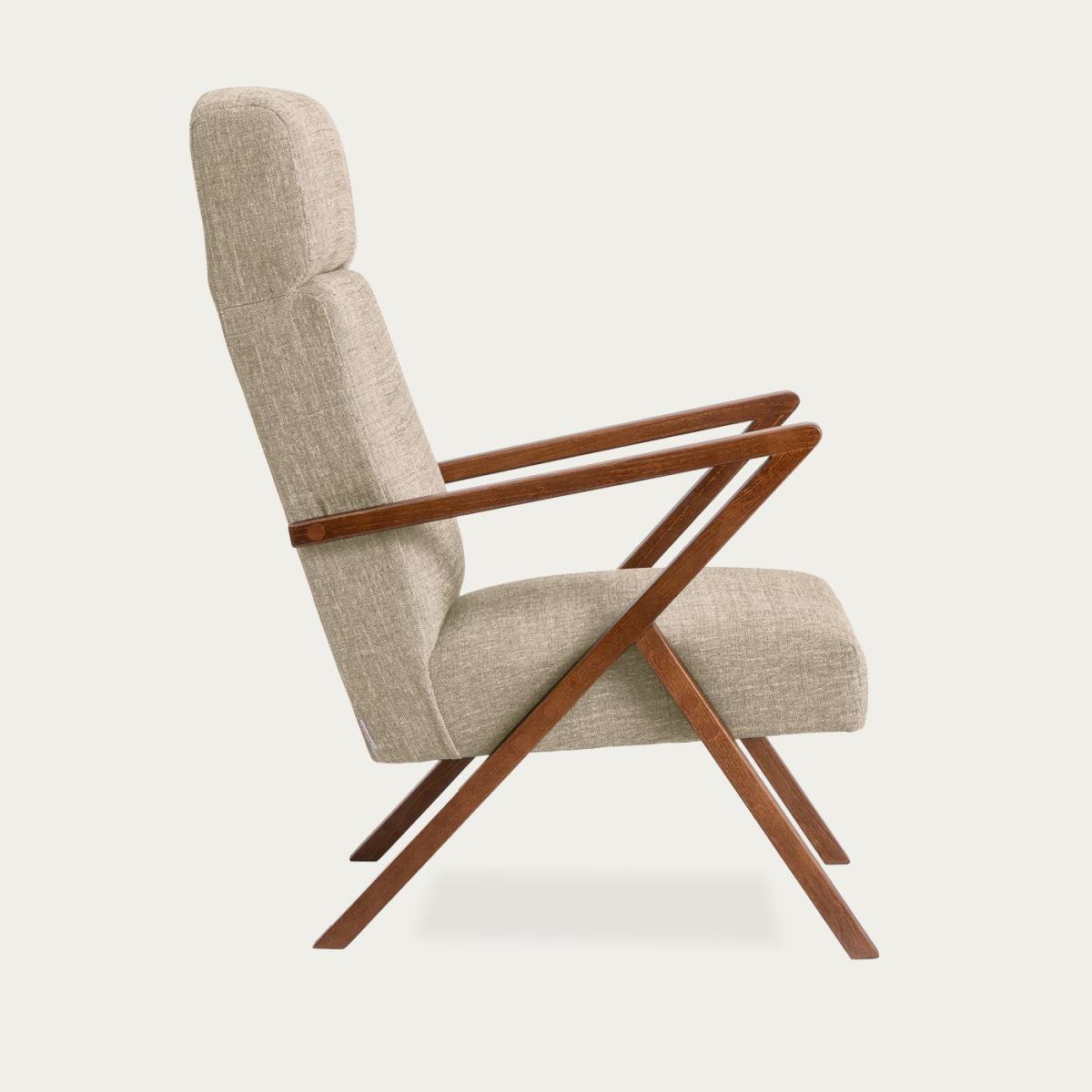 Light Grey Retrostar Lounge Chair Facility Line