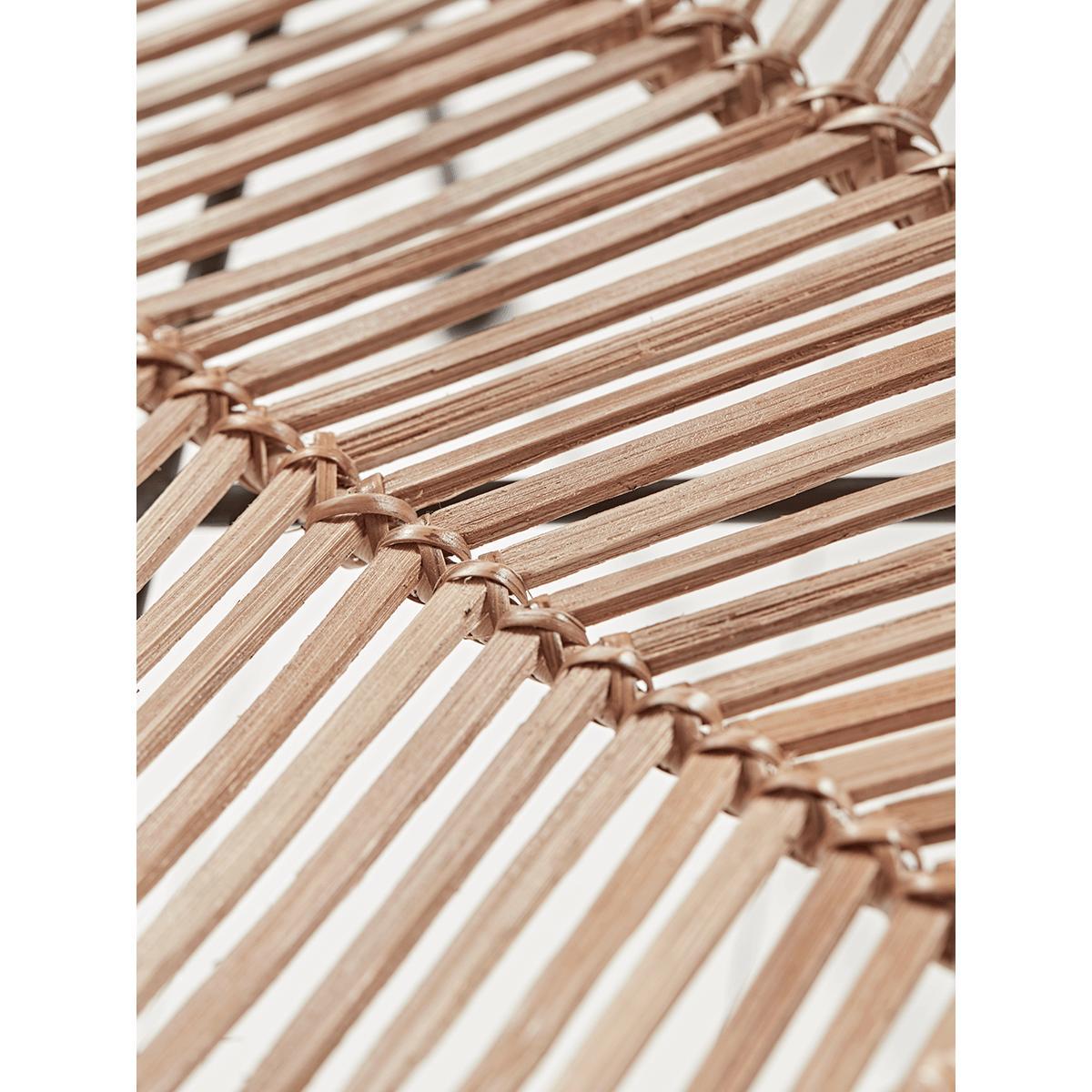 Chevron Flat Rattan Occasional Chair – image 4