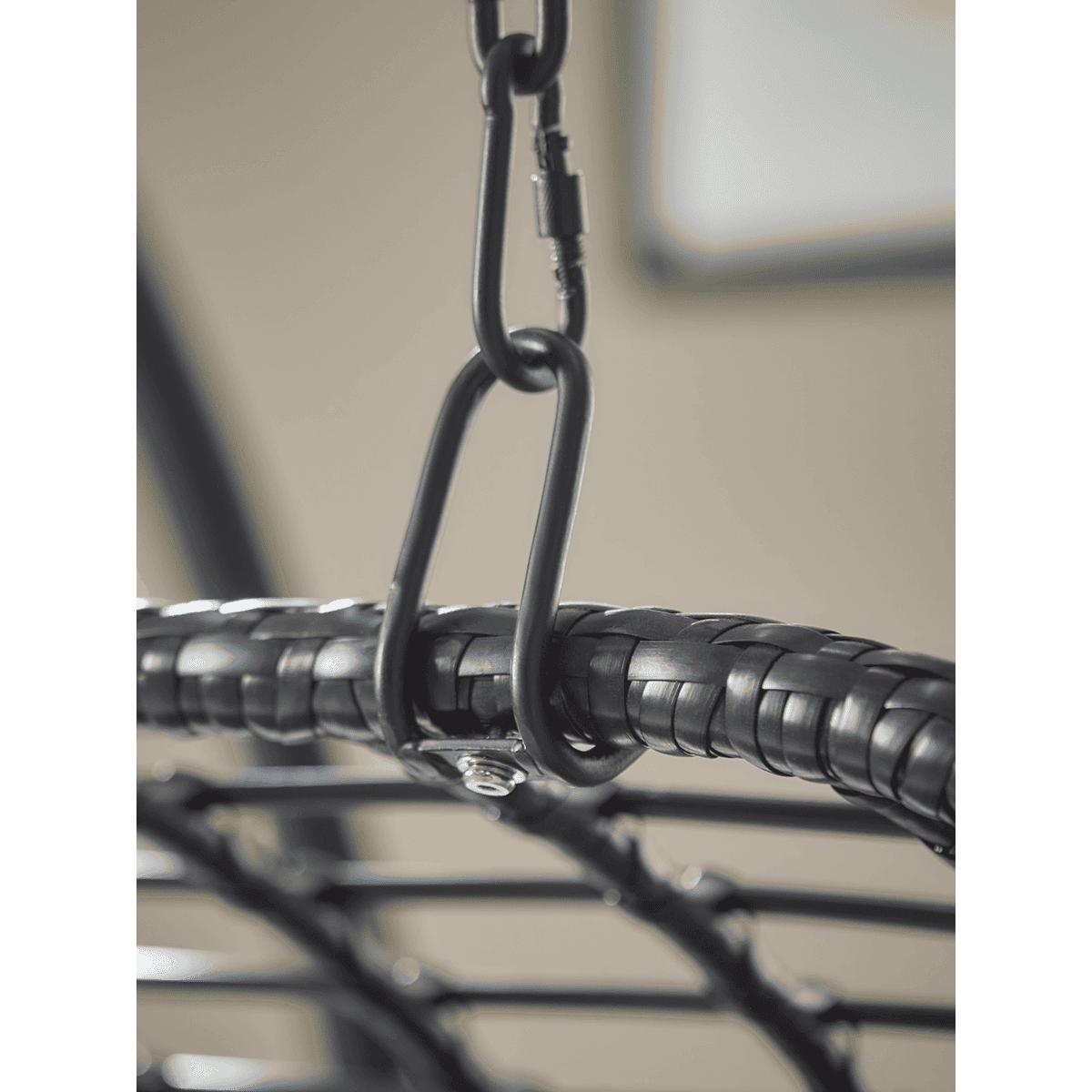 Indoor Outdoor Double Hanging Chair - Black – image 5