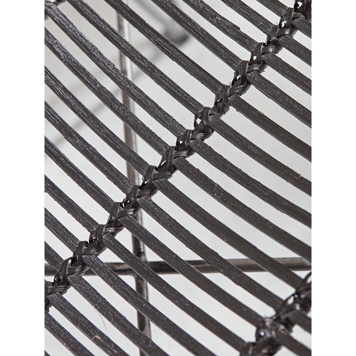 Flat Rattan Occasional Chair - Black – image 7