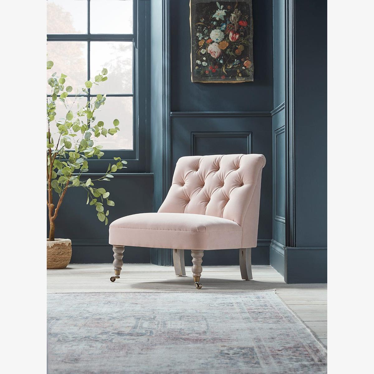Domme Armchair – Black Boucle – image 1