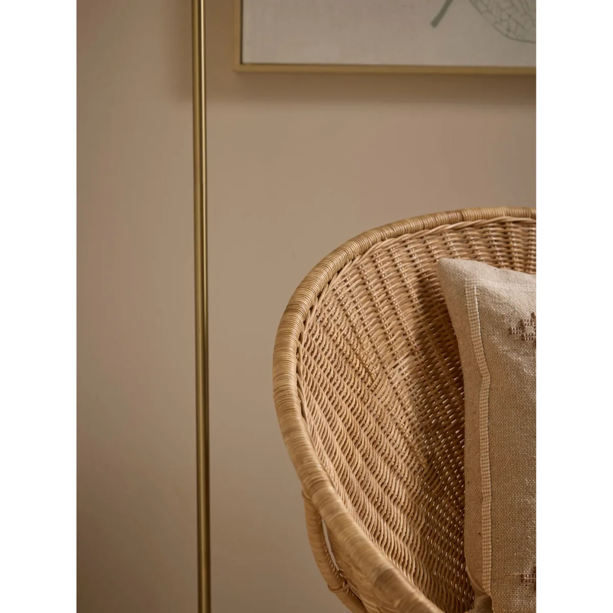 Wicker Cone Chair – image 2