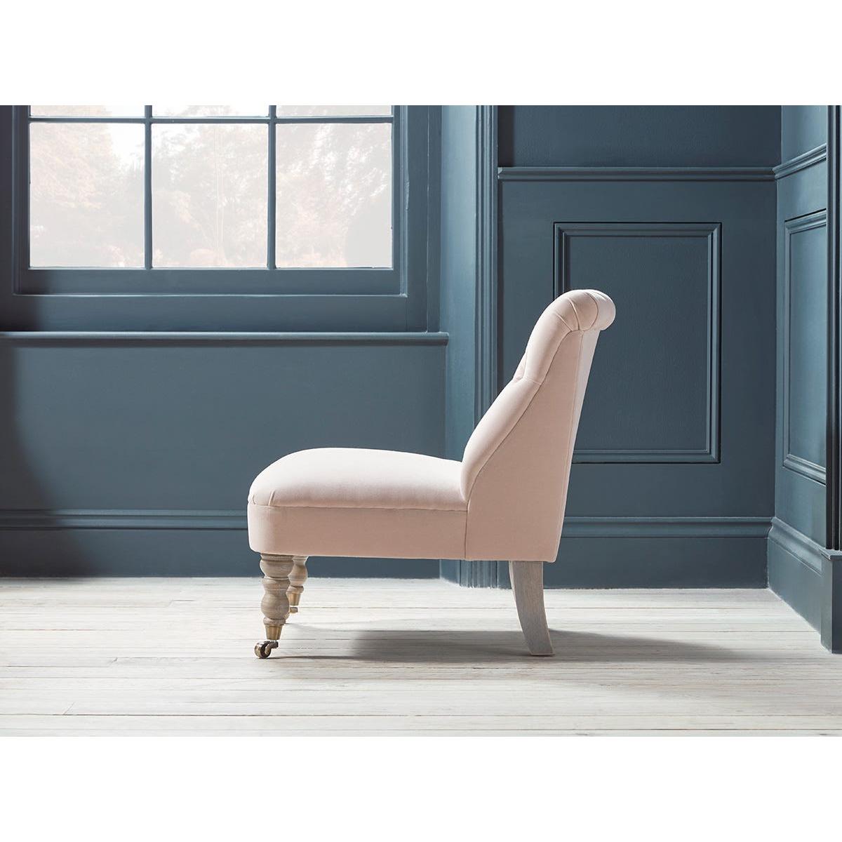 Domme Armchair – Ocean Opulent Cotton Velvet – image 8